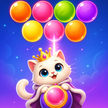 Bubble Queen Cat