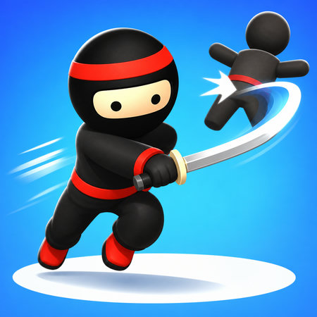 Ninja: Run Hit Enemy