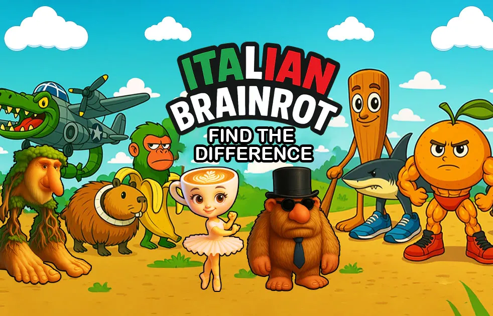 Italian Brainrot: Find the Difference